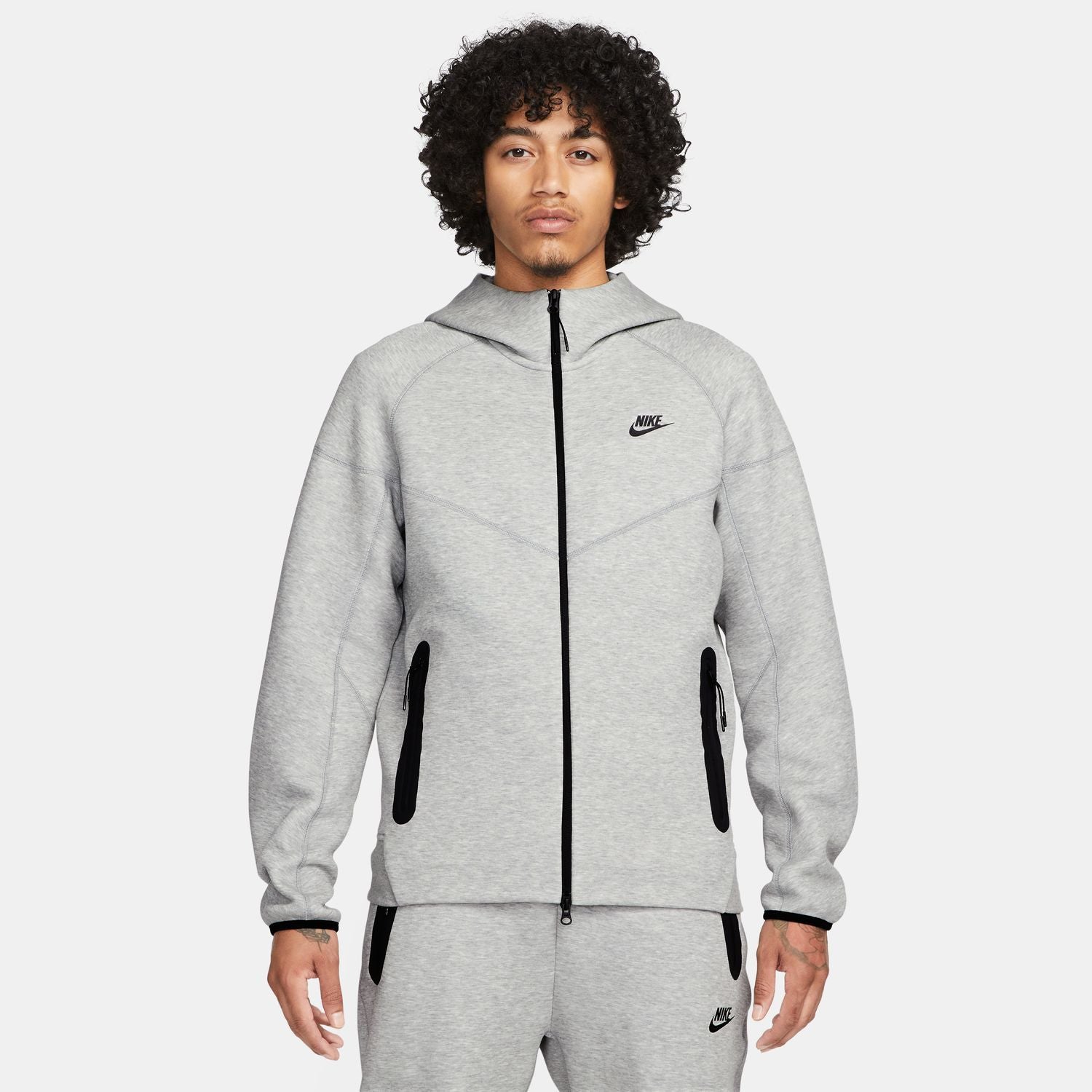 Nike Sportswear Tech Fleece Windrunner Hoodie “Heather Grey” (Men’s)