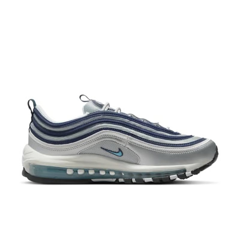 Nike Air Max 97 “Metallic Silver & Chlorine Blue” (Men’s)